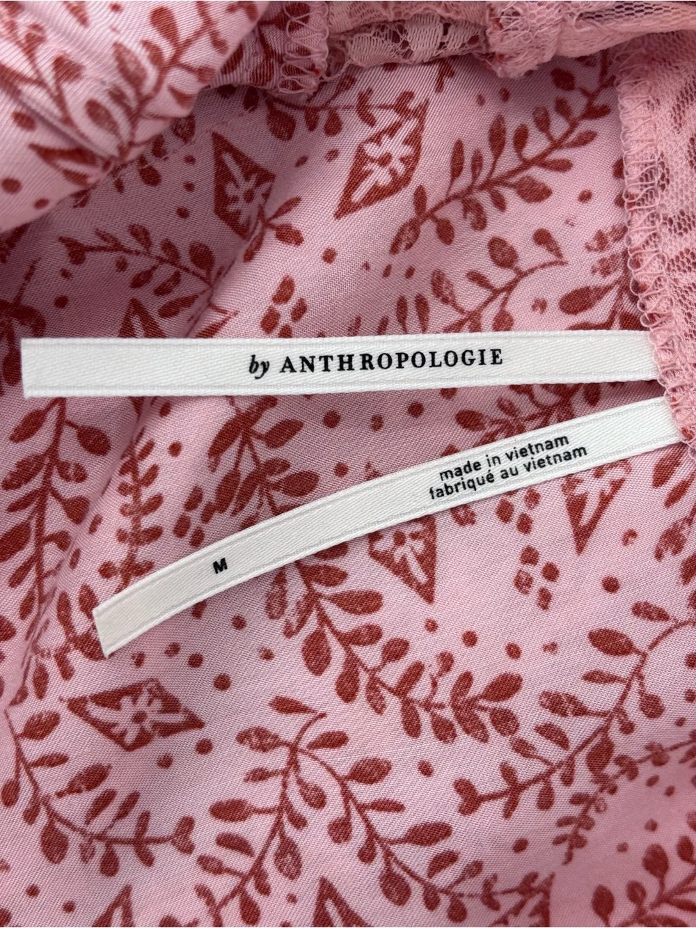 Anthropologie Blush Pink Lace Backless Midi Dress - Picture 8 of 12
